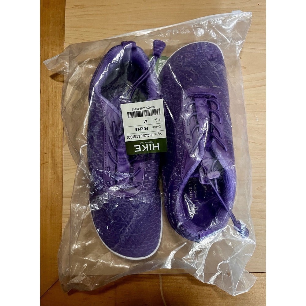 Hike Footwear HF Cloud Unisex W 9.5-10.5 Men 8 EU 41 Purple Sneaker W/Mfg Flaw
